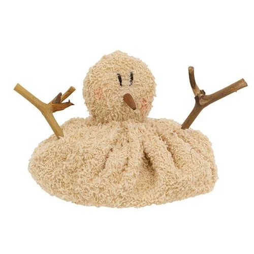 💙 Baby Melting Grungy Snowman Fabric Figure - Image 2