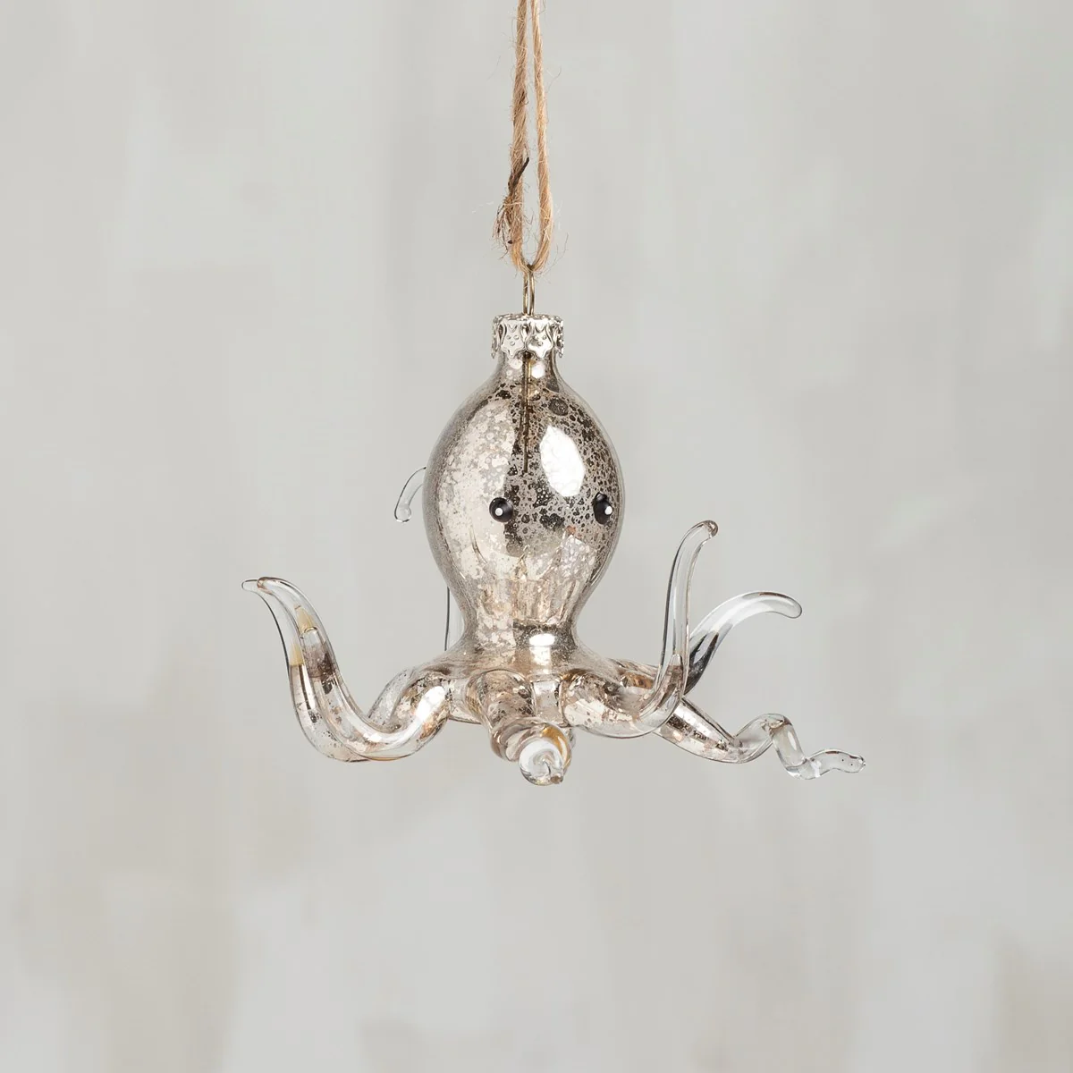Baby Octopus Glass Ornament
