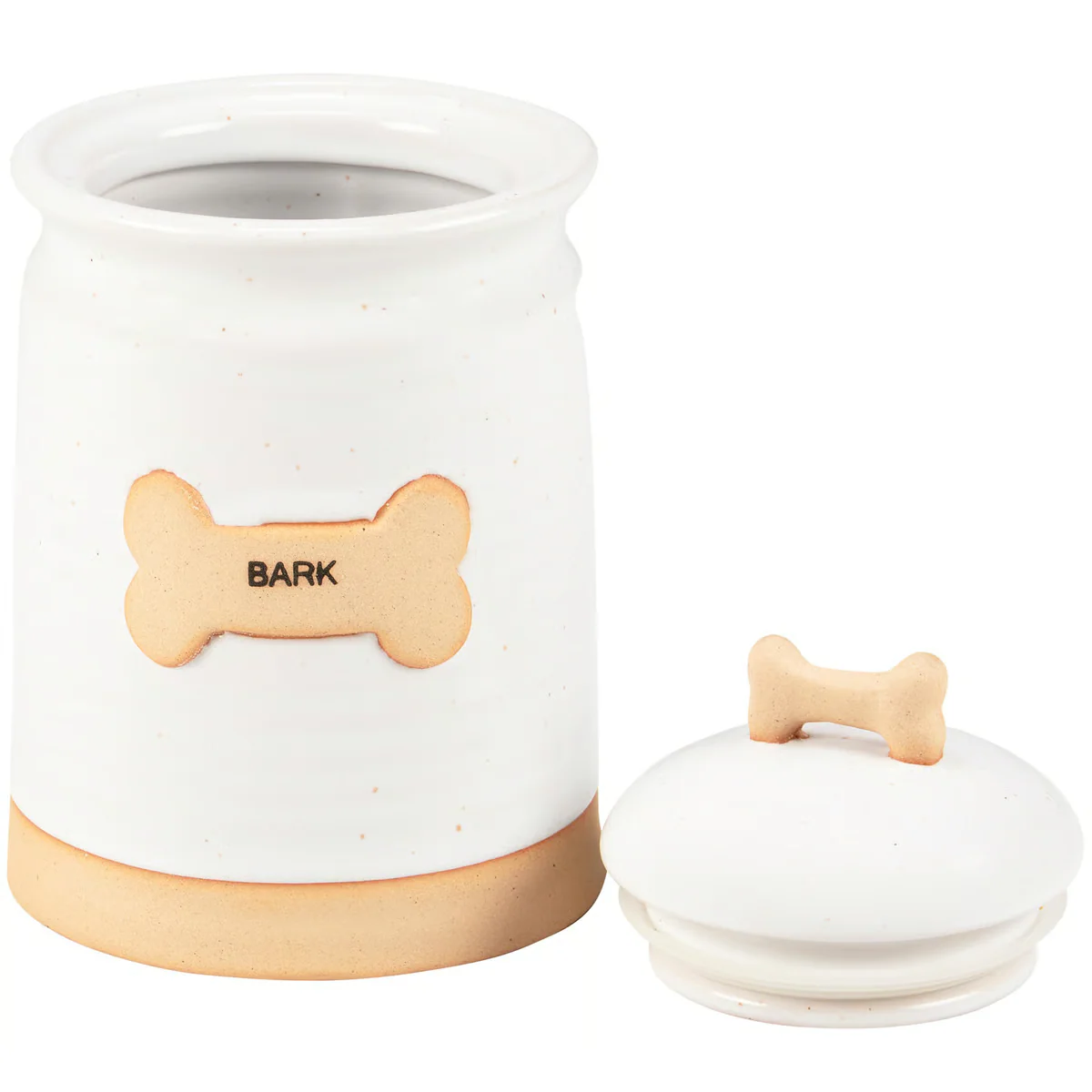 Bark Treat Stoneware Jar - Image 4