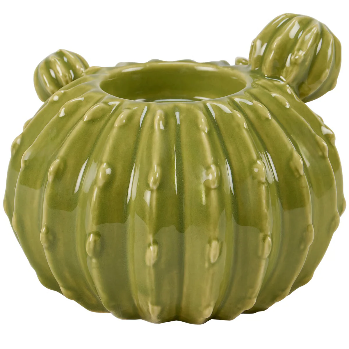 Barrel Cactus Tealight Candle Holder - Image 3