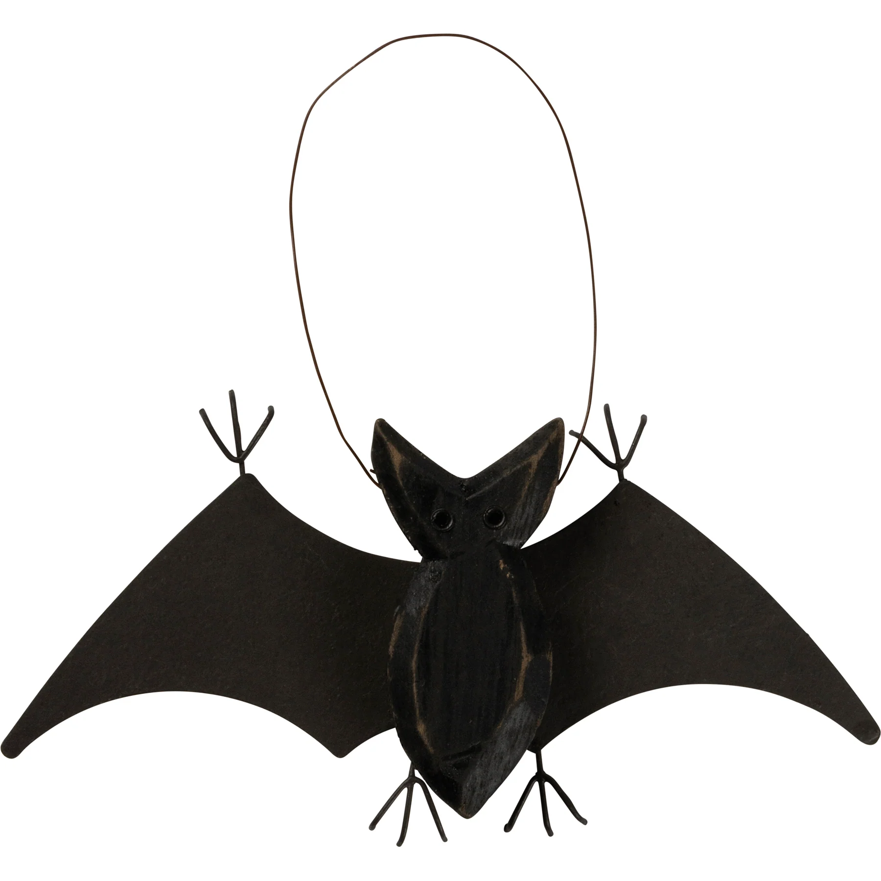 Bat Wooden and Metal Hanging Decoration