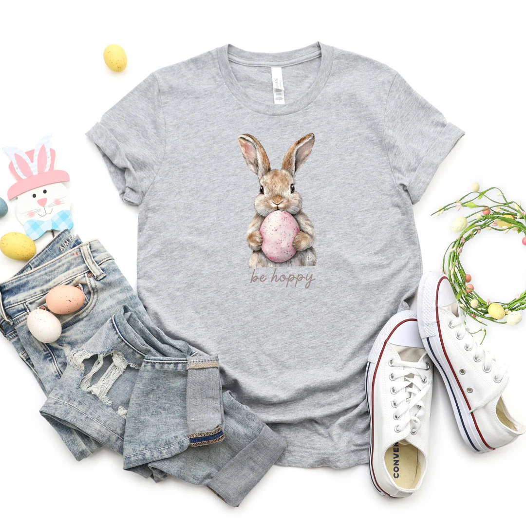 ๐ Be Hoppy Bunny Cozy T-Shirt