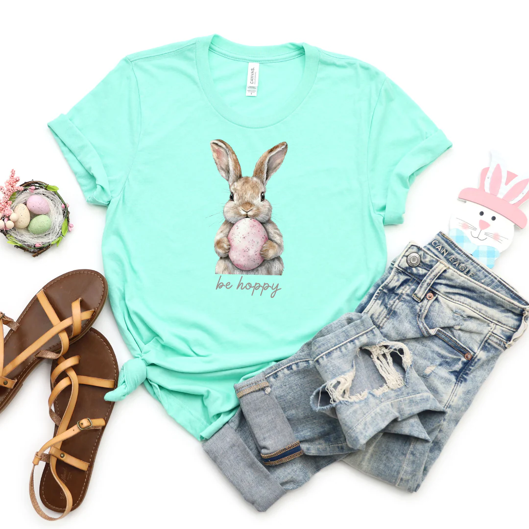 ๐ Be Hoppy Bunny Cozy T-Shirt - Image 16
