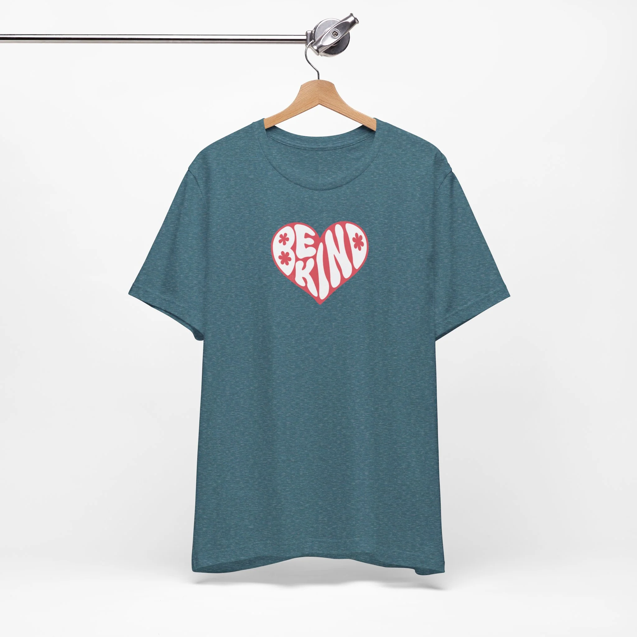 Be Kind Heart Cozy T-Shirt - Image 3