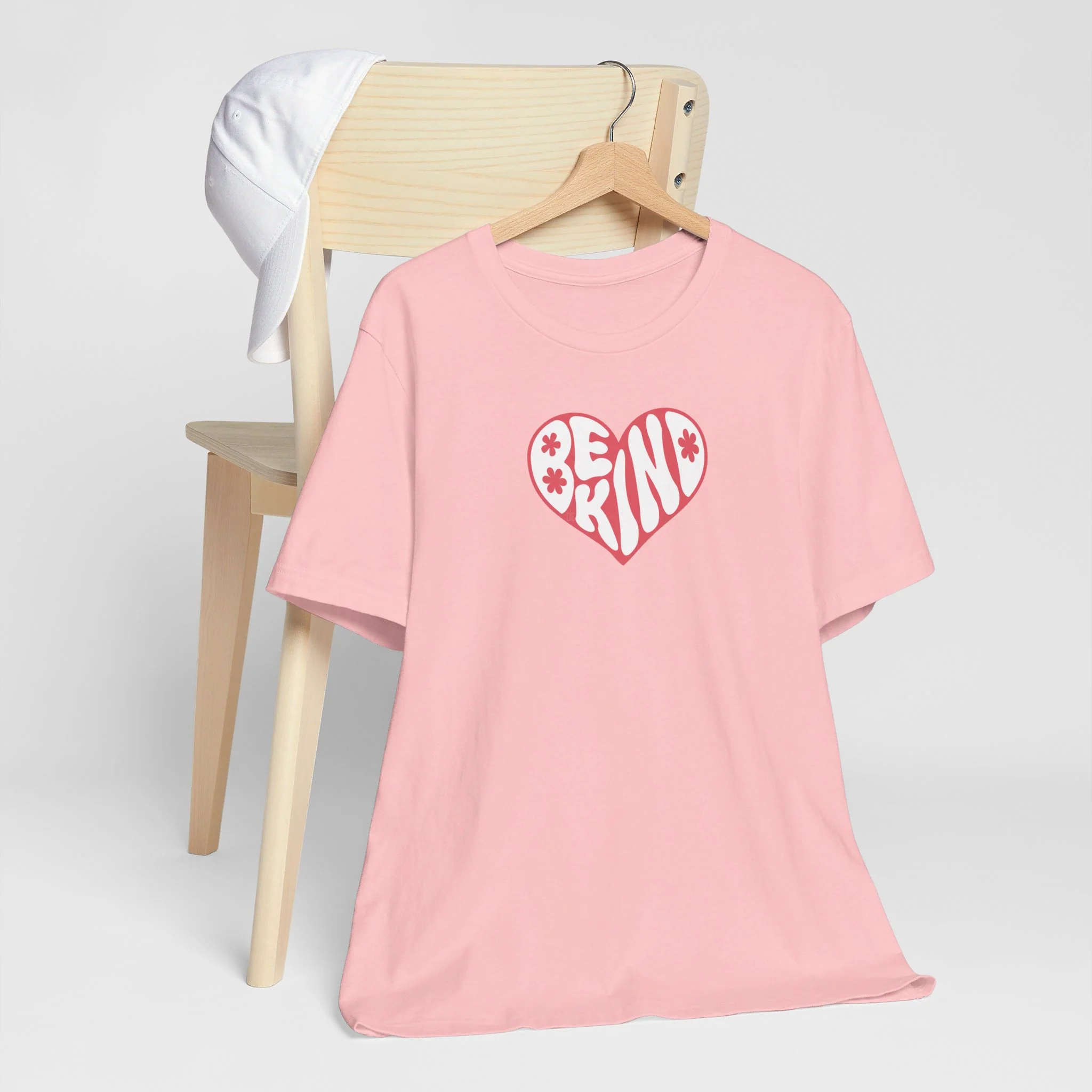 Be Kind Heart Cozy T-Shirt - Image 8