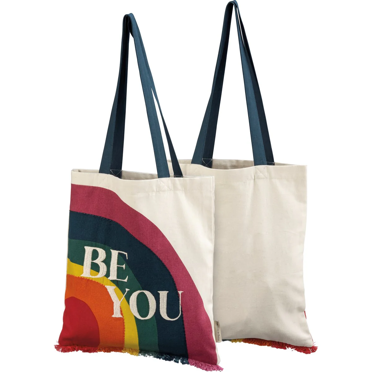 ๐ Be You Rainbow Canvas Tote Bag - Image 2