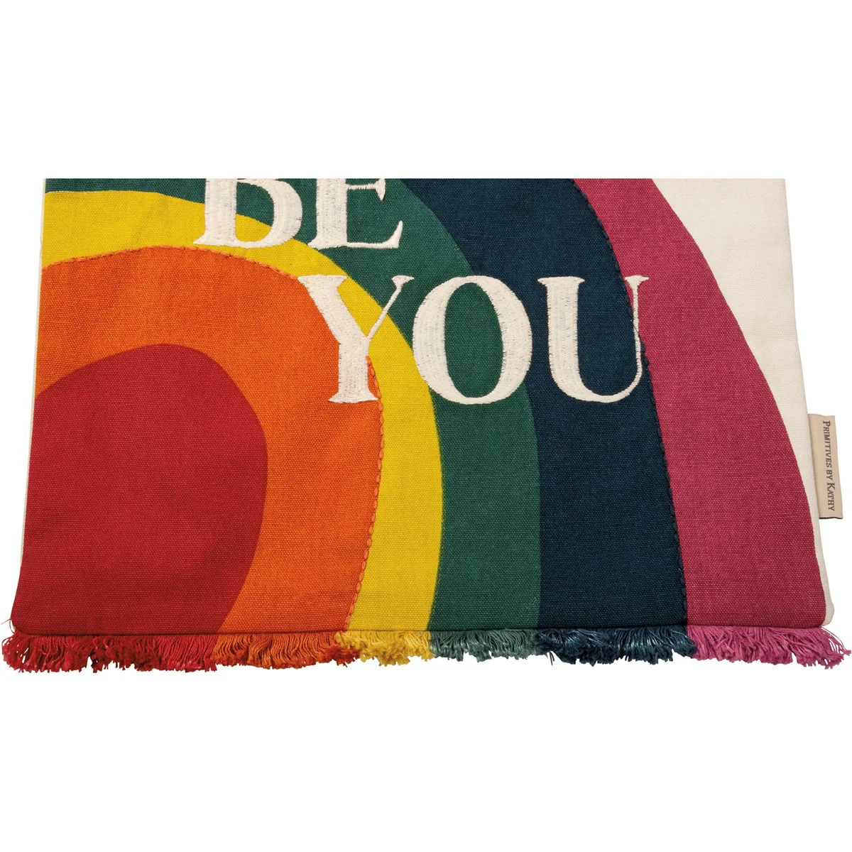 ๐ Be You Rainbow Canvas Tote Bag - Image 5