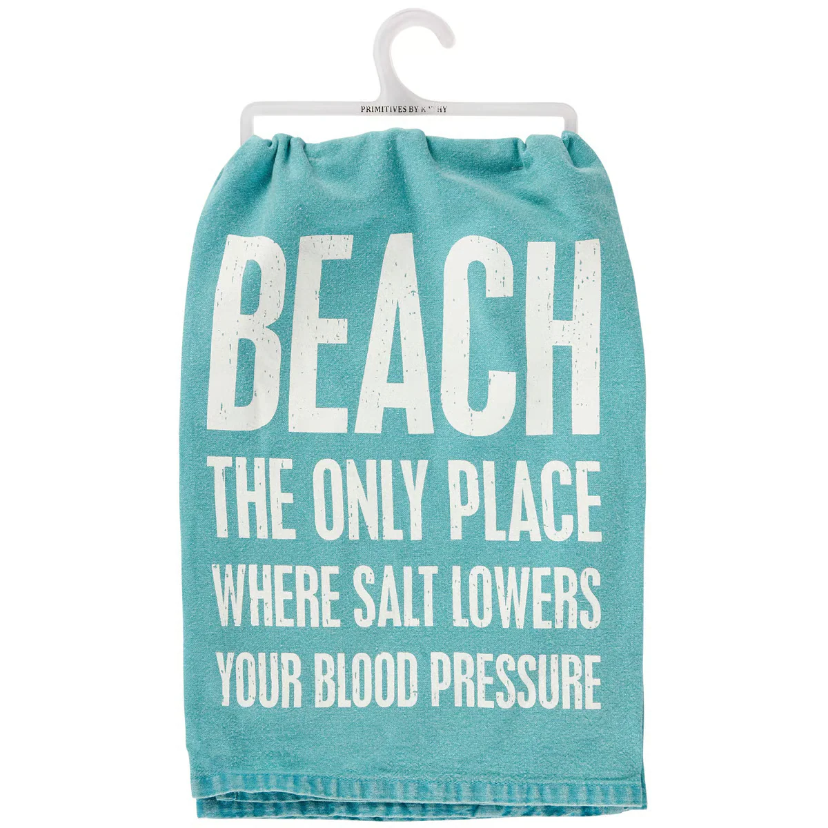 Beach The Only Place Where Salt Lowers Your Blood Pressure Kitchen Towel
