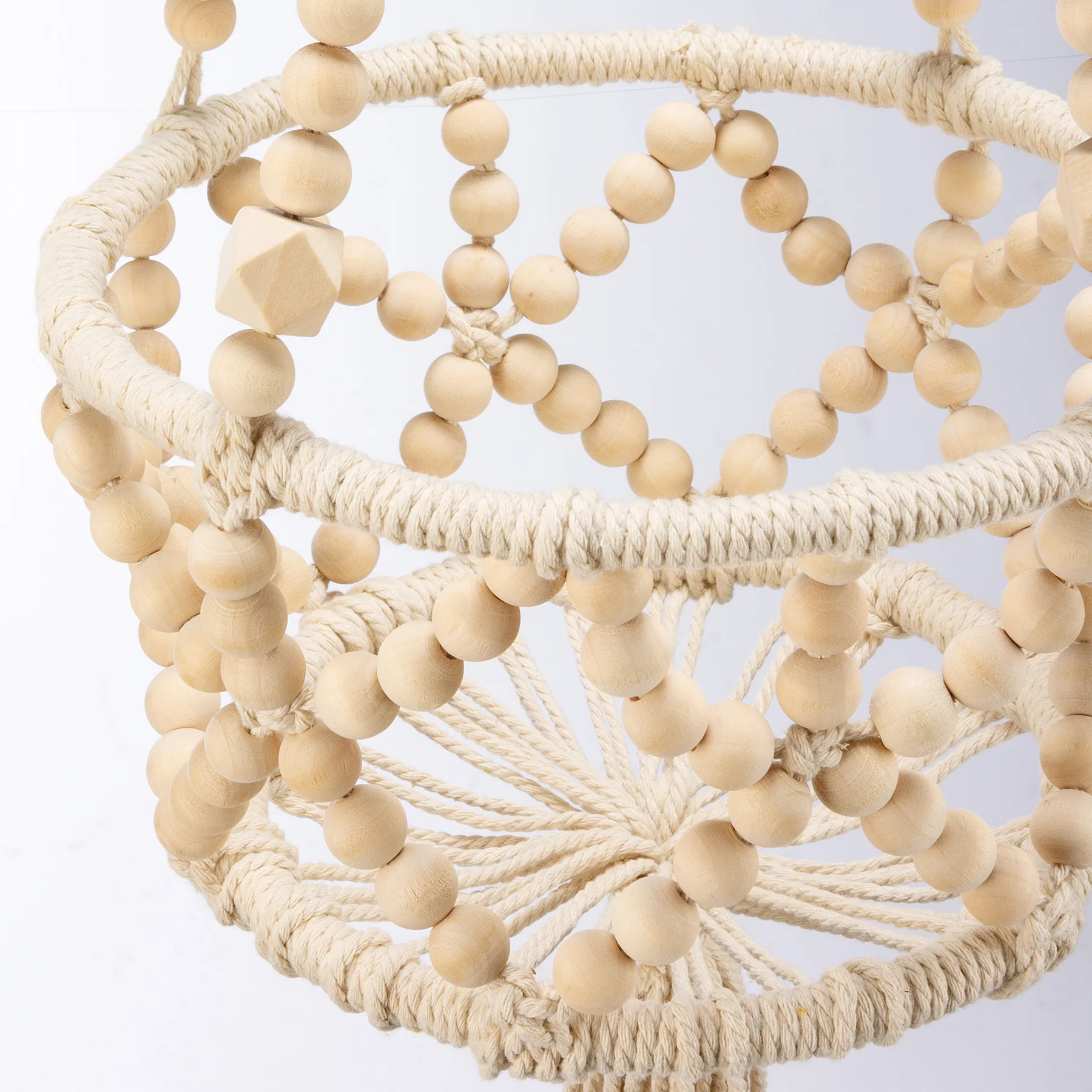 Surprise Me Sale 🤭 Beaded and Macrame Boho Plant Hanger - Image 4