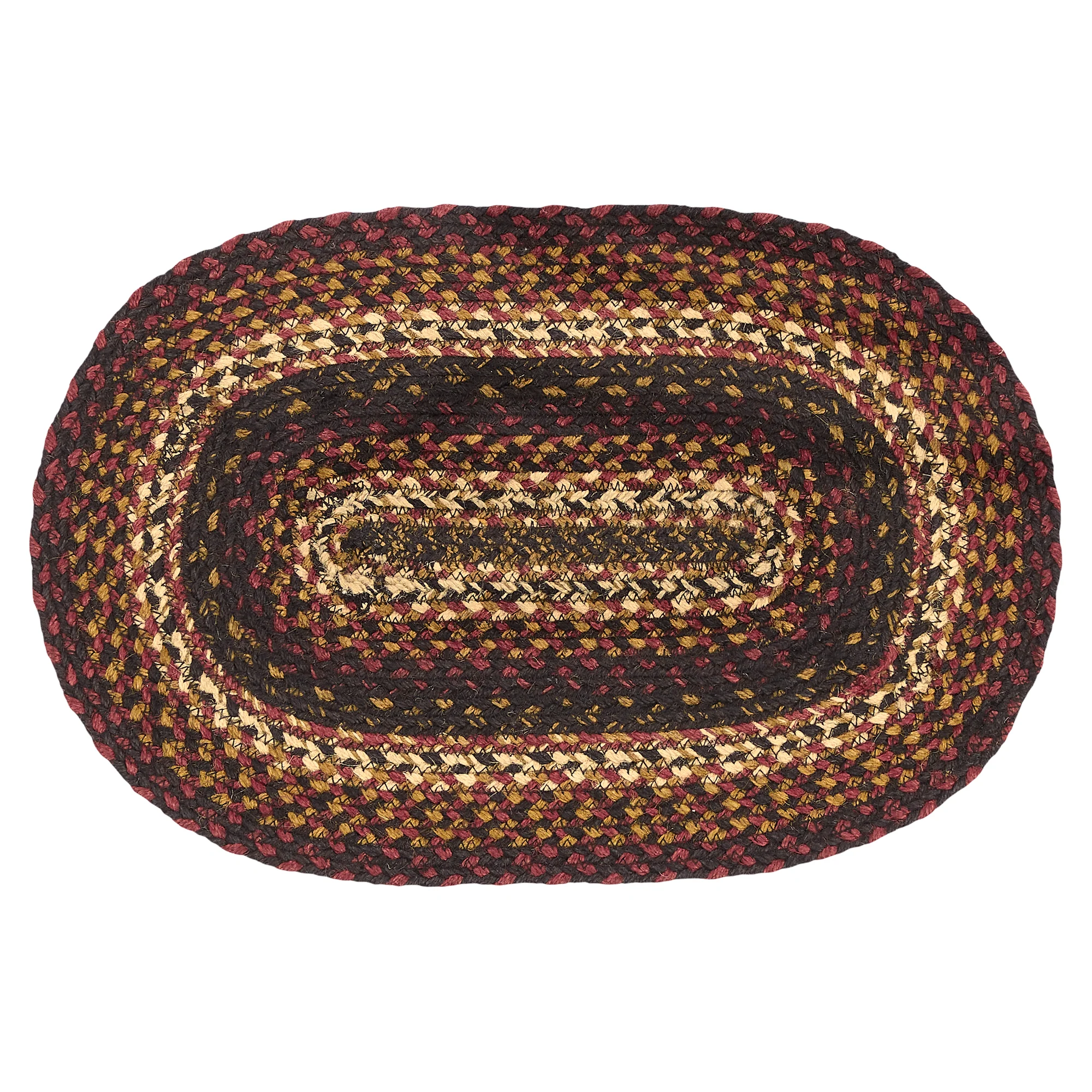 Beckham Jute Oval Placemat 12" x 18" - Image 3