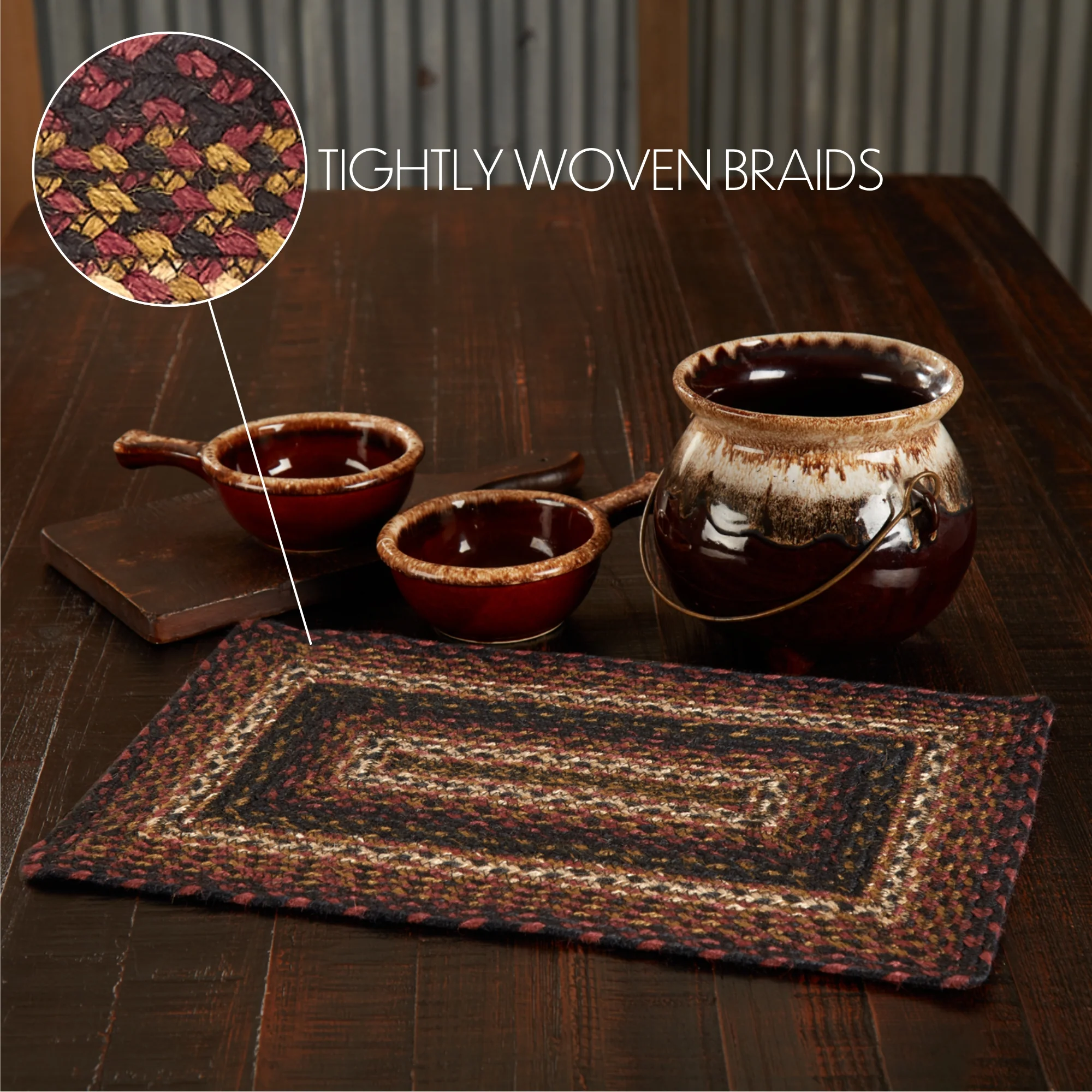 Beckham Jute Rectangle Placemat 12" x18" - Image 4
