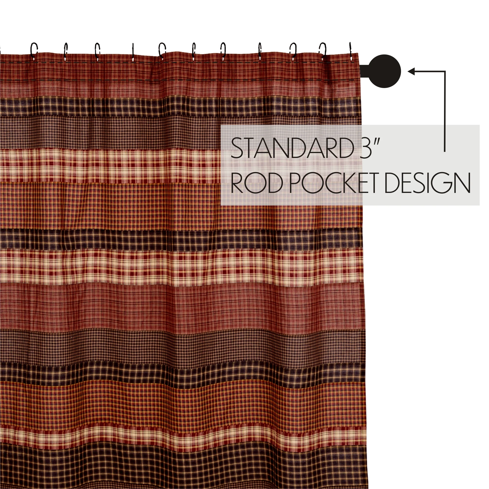 Beckham Shower Curtain 72'' x 72'' - Image 5