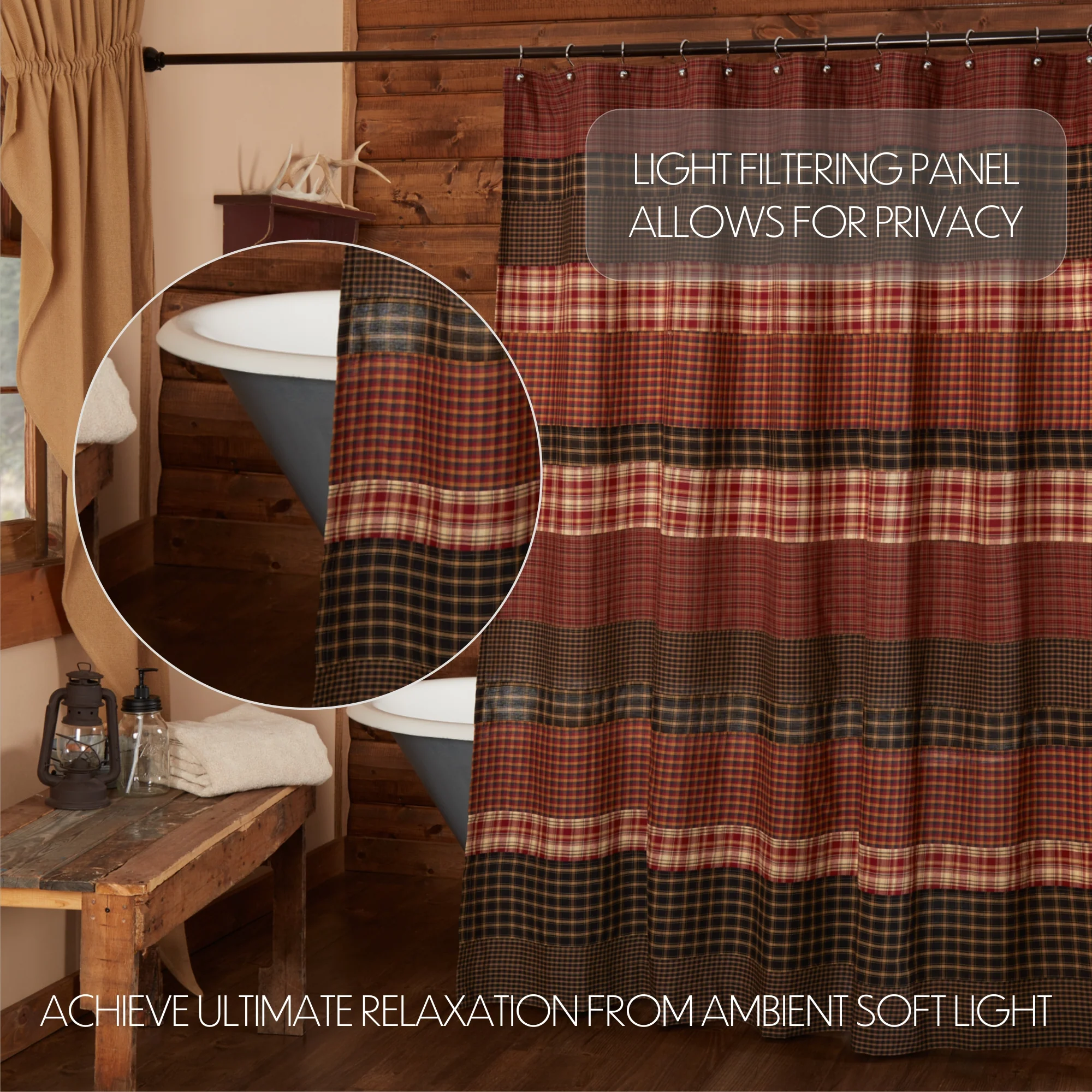 Beckham Shower Curtain 72'' x 72'' - Image 6