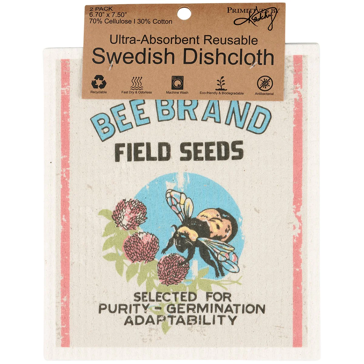 Bee Brand Swedish Dishcloth Set - Image 4