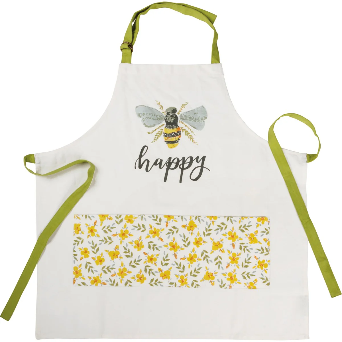 Bee Happy Apron With Pockets - Image 2
