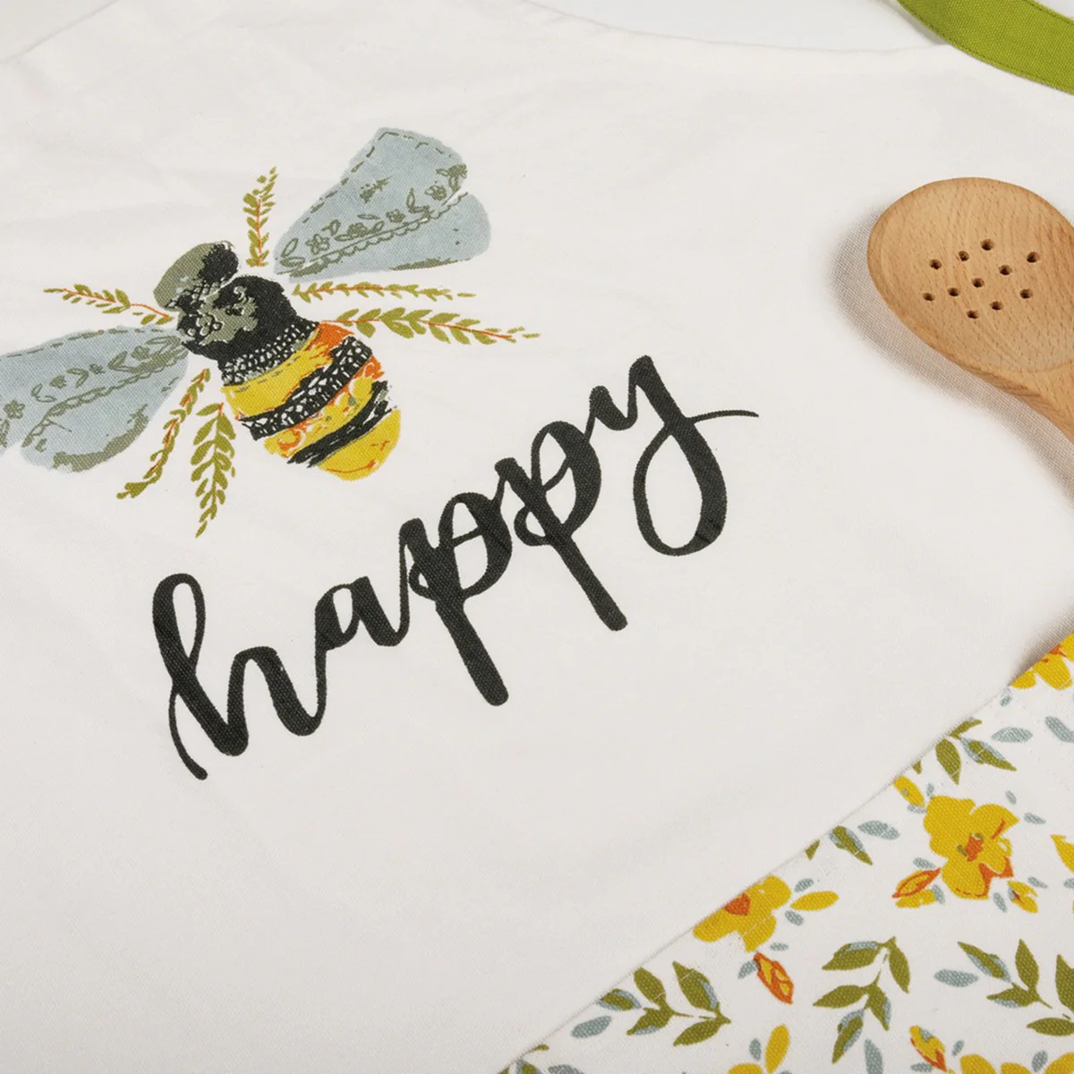 Bee Happy Apron With Pockets - Image 3