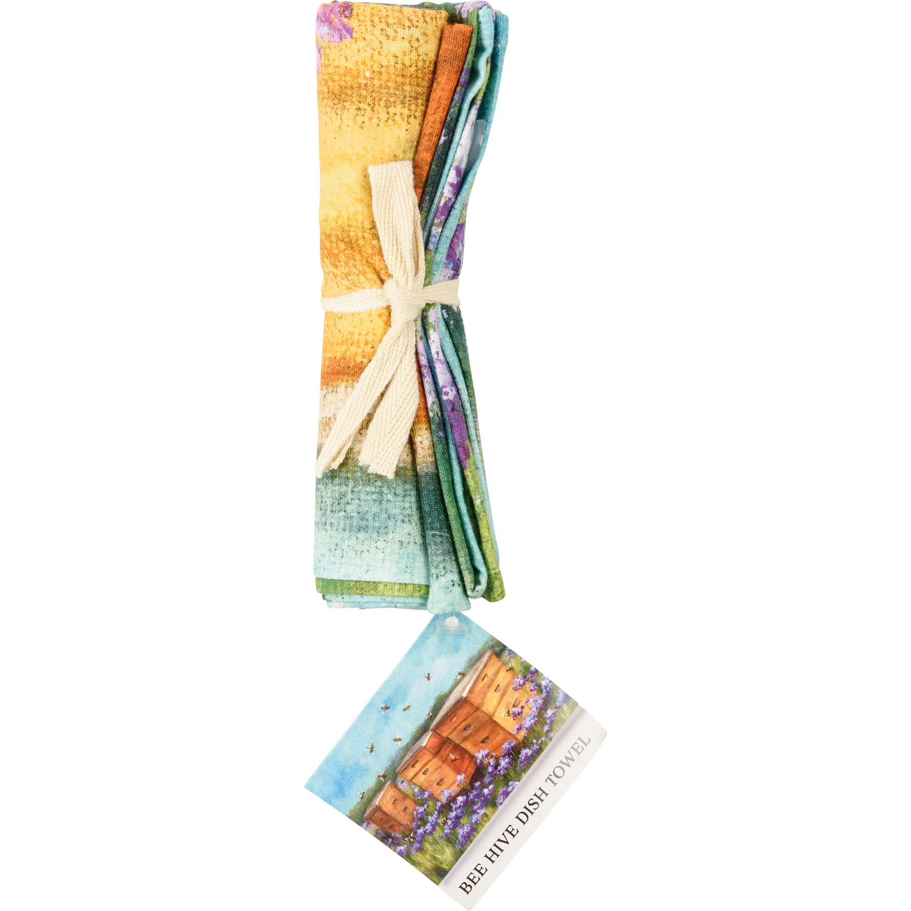 Surprise Me Sale ๐คญ ๐ Bee Hives in Flower Field Kitchen Towel - Image 4