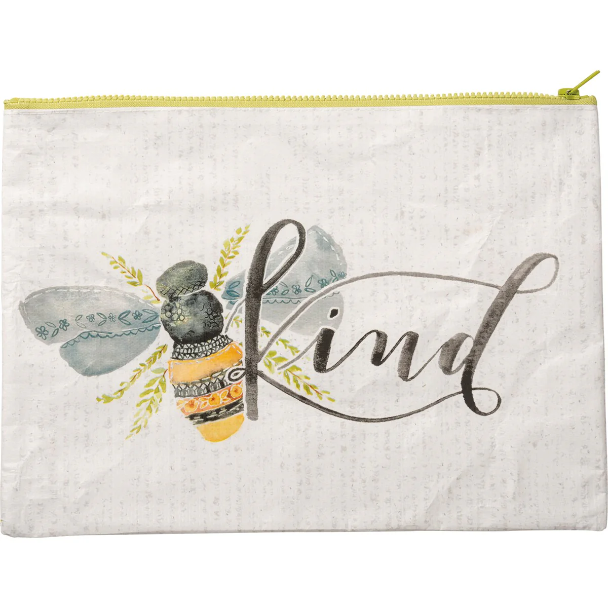 💙 Bee Kind Zipper Folder 10" x 14"