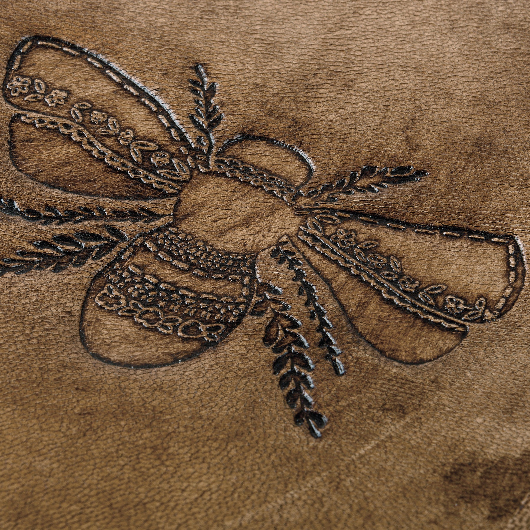 Bee Leather Notebook Journal 96 Unlined Pages - Image 4