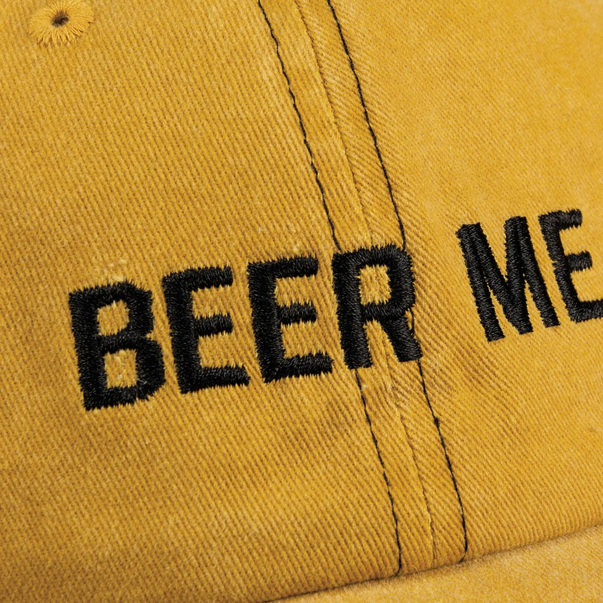 Beer Me Distressed Baseball Hat Unisex - Image 3
