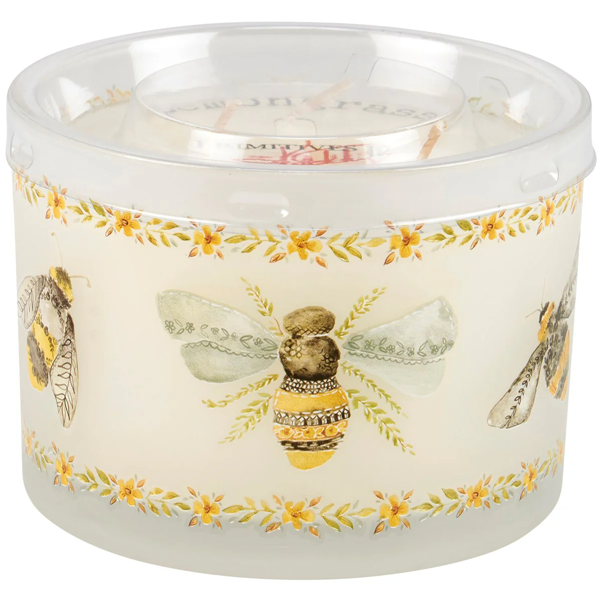 ๐ Bees and Flowers 14 oz Jar Candle Lemongrass Scent - Image 5