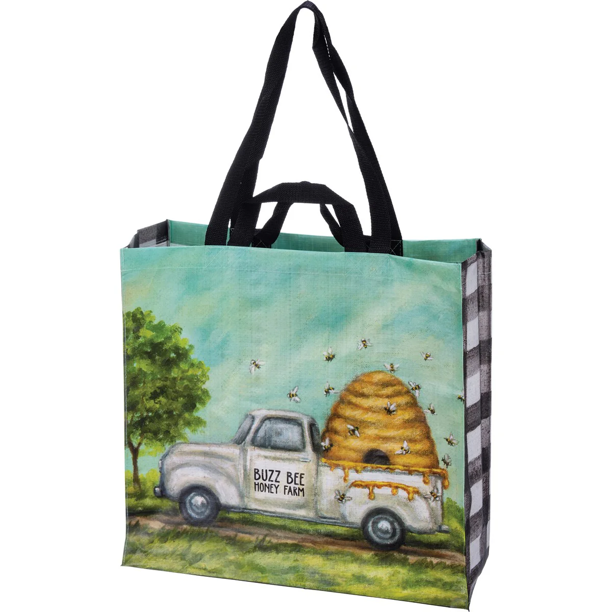 Surprise Me Sale 🤭 Bees Buzz Bee Honey Farm Market Tote Bag - Image 2