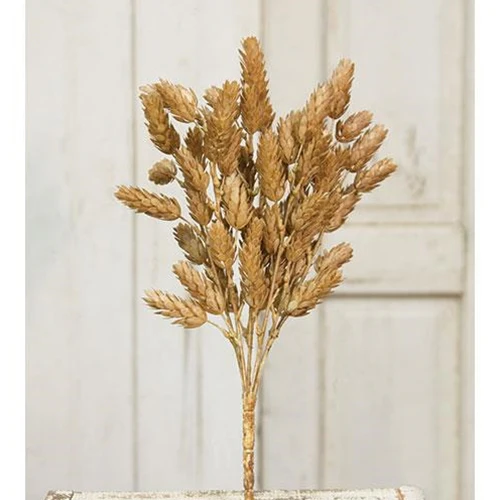Beige Hops 15" Faux Fall Bush