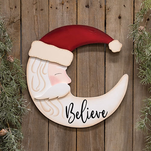 ๐ Believe Santa Moon 15" Wall Hanger - Image 3