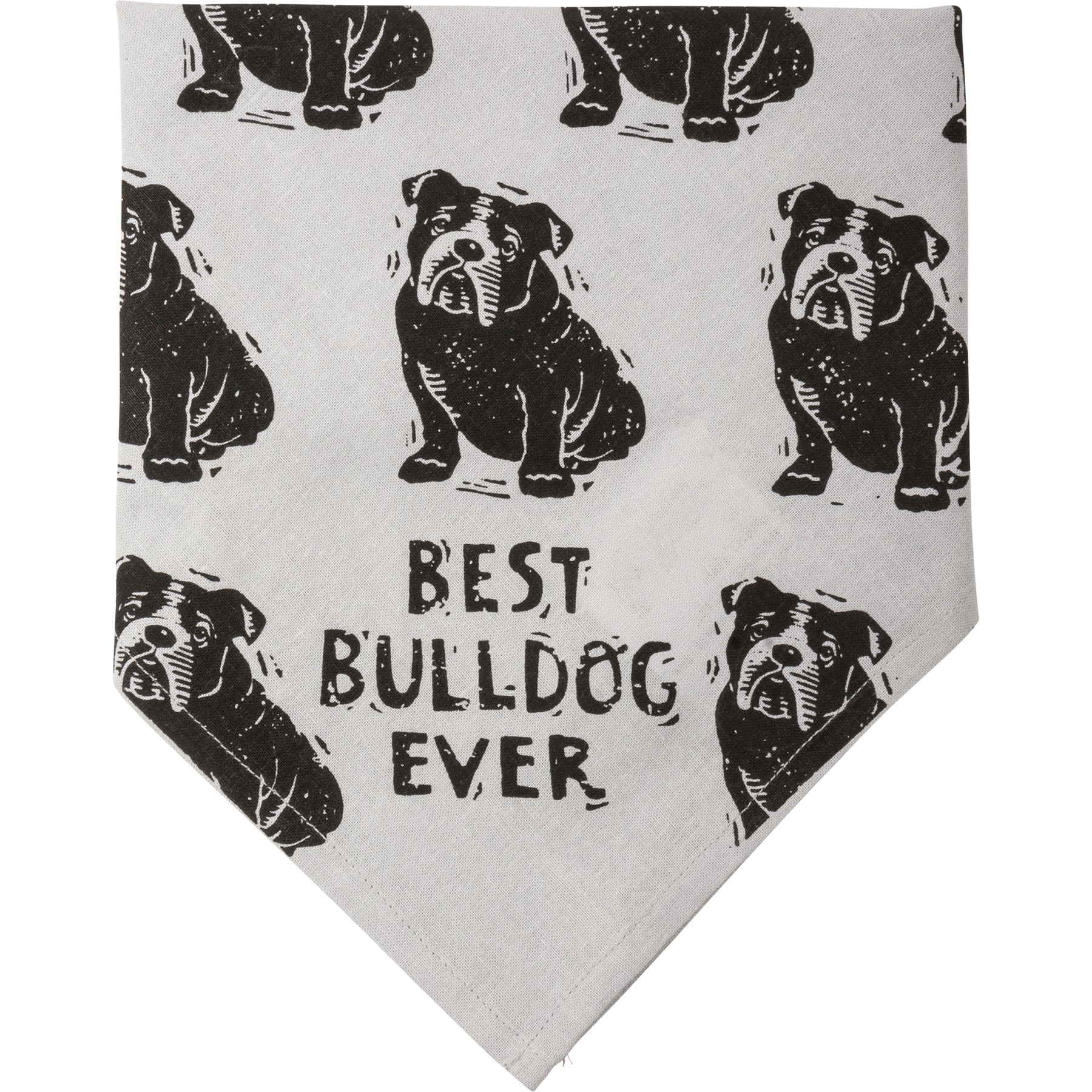 💙 Surprise Me Sale 🤭 💙 Best Bulldog Ever Love My Human Pet Bandana Large