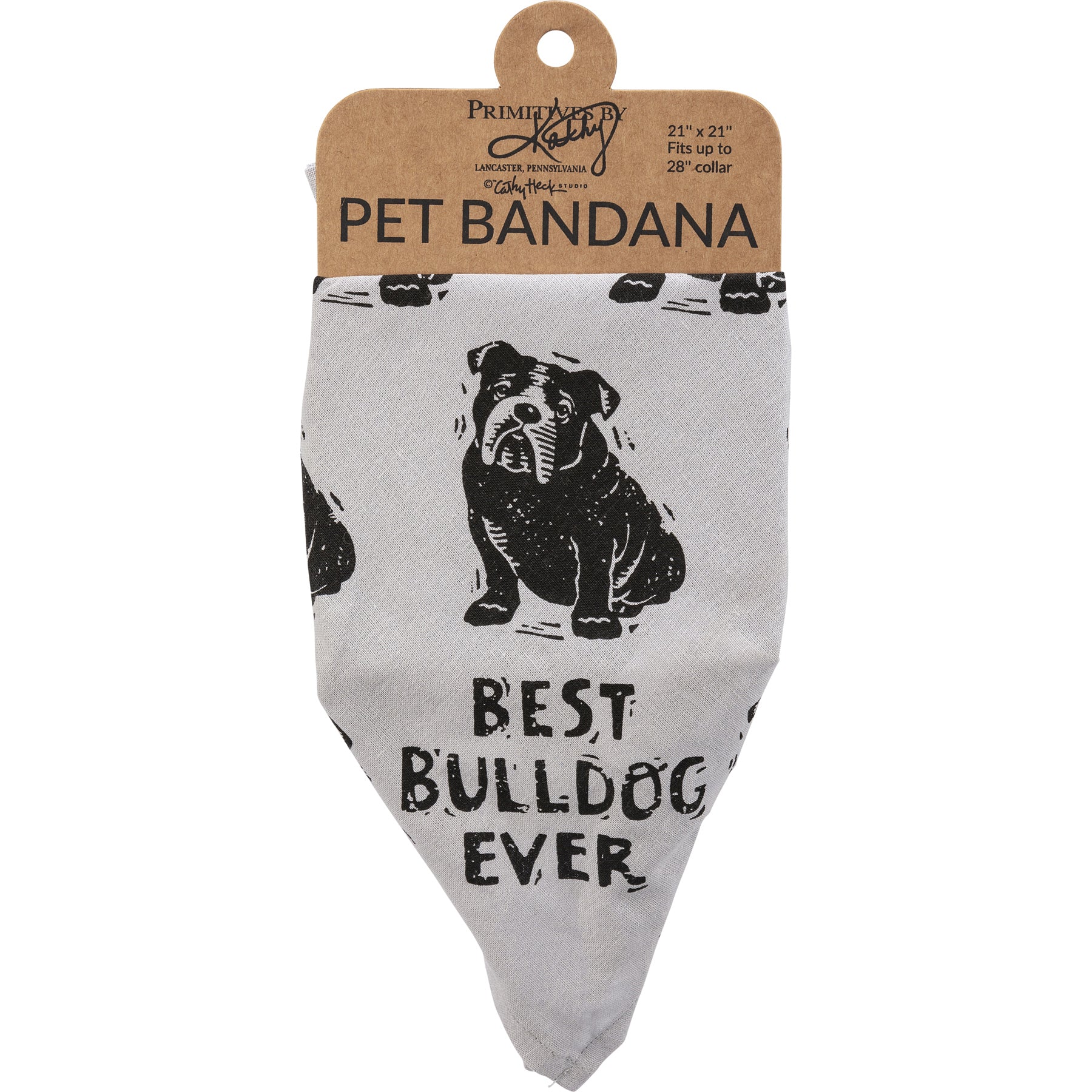 💙 Surprise Me Sale 🤭 💙 Best Bulldog Ever Love My Human Pet Bandana Large - Image 4
