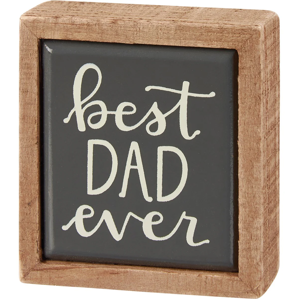 Best Dad Ever 2.75" Mini Box Sign
