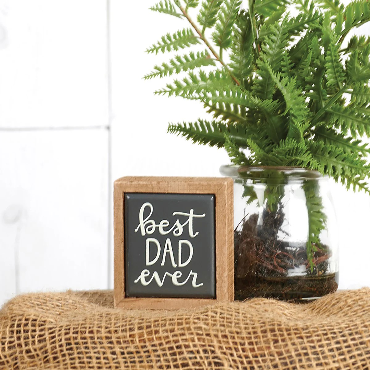 Best Dad Ever 2.75" Mini Box Sign - Image 2