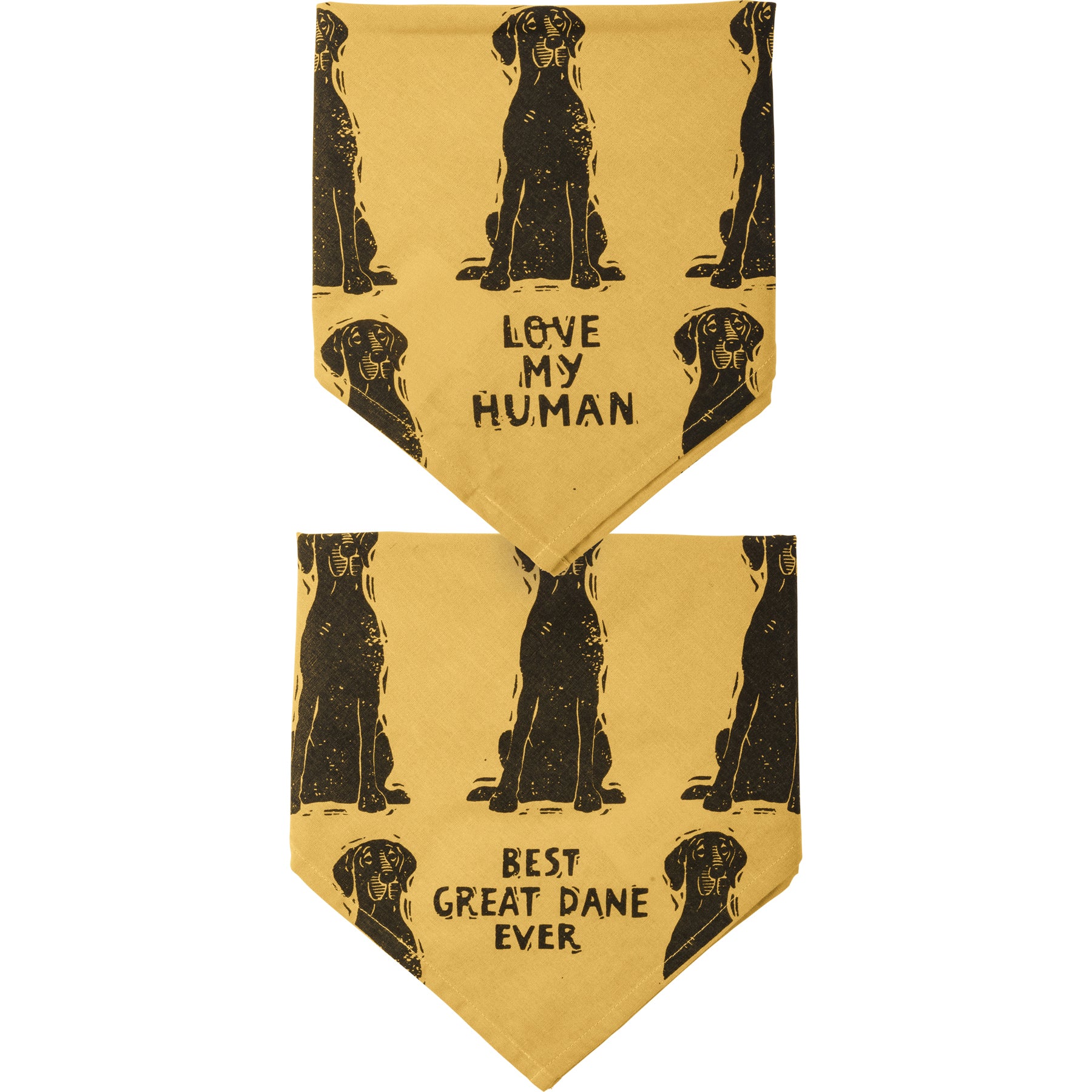 Surprise Me Sale 🤭 Best Great Dane Ever Love My Human Dog Bandana Large - Image 2