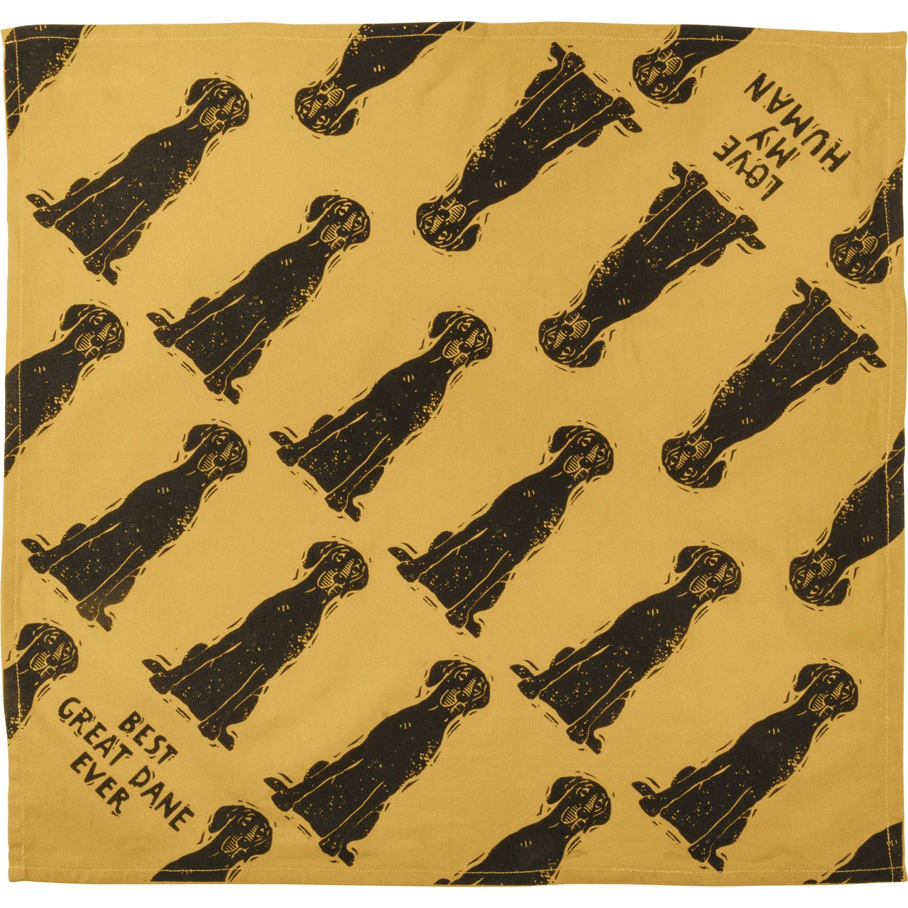 Surprise Me Sale 🤭 Best Great Dane Ever Love My Human Dog Bandana Large - Image 5