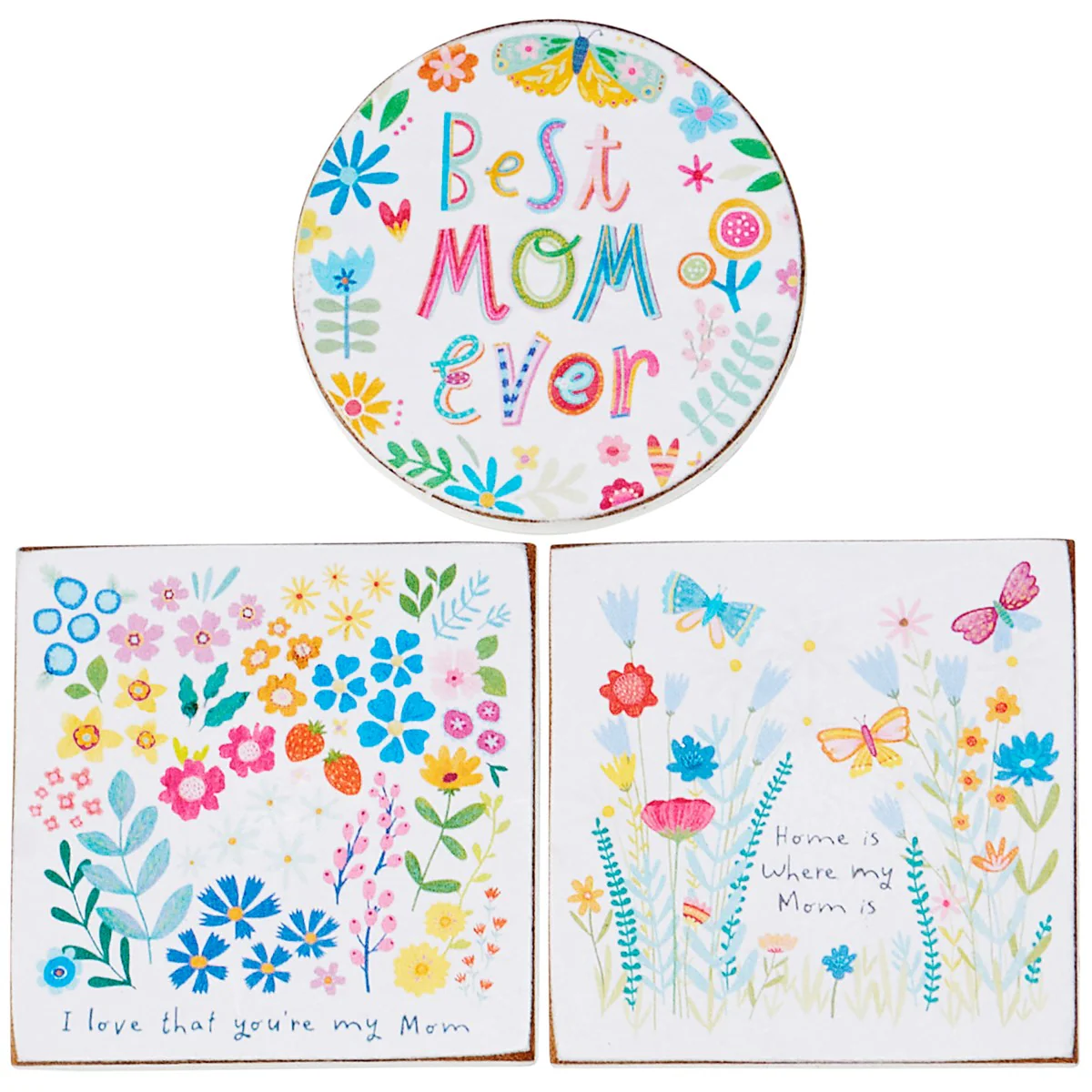 Best Mom Ever Floral Magnet Set - Image 3