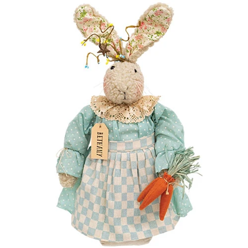 Bethany Bunny Doll with Carrots 20" H