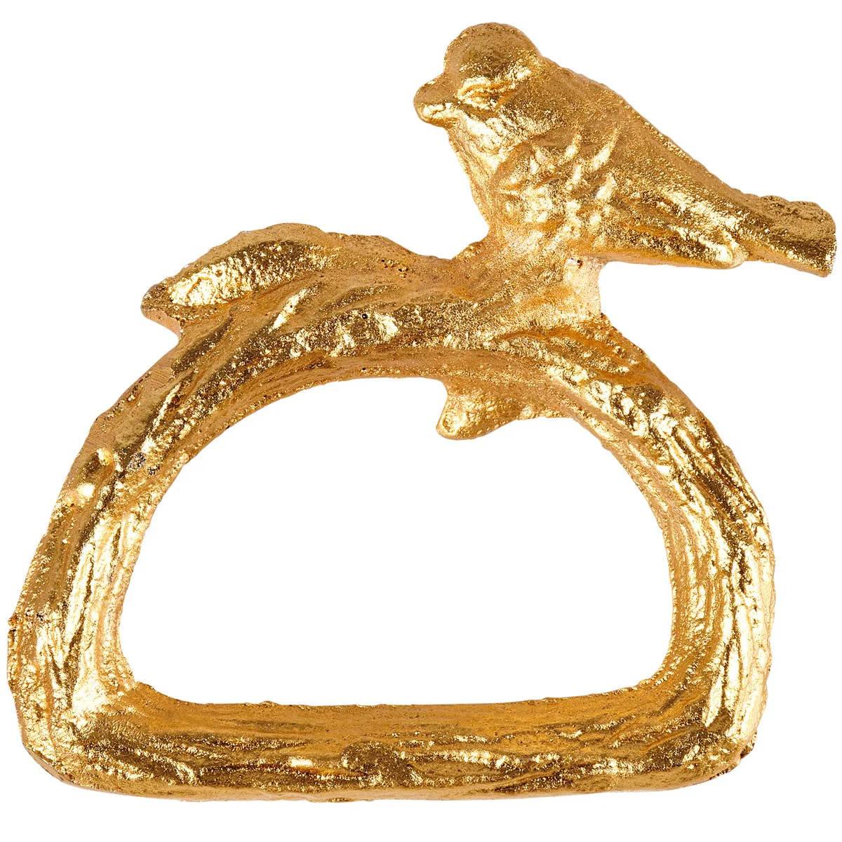 Surprise Me Sale 🤭 Bird Gold Tone Napkin Ring - Image 3