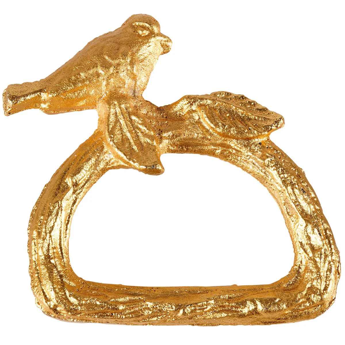 Surprise Me Sale 🤭 Bird Gold Tone Napkin Ring - Image 4