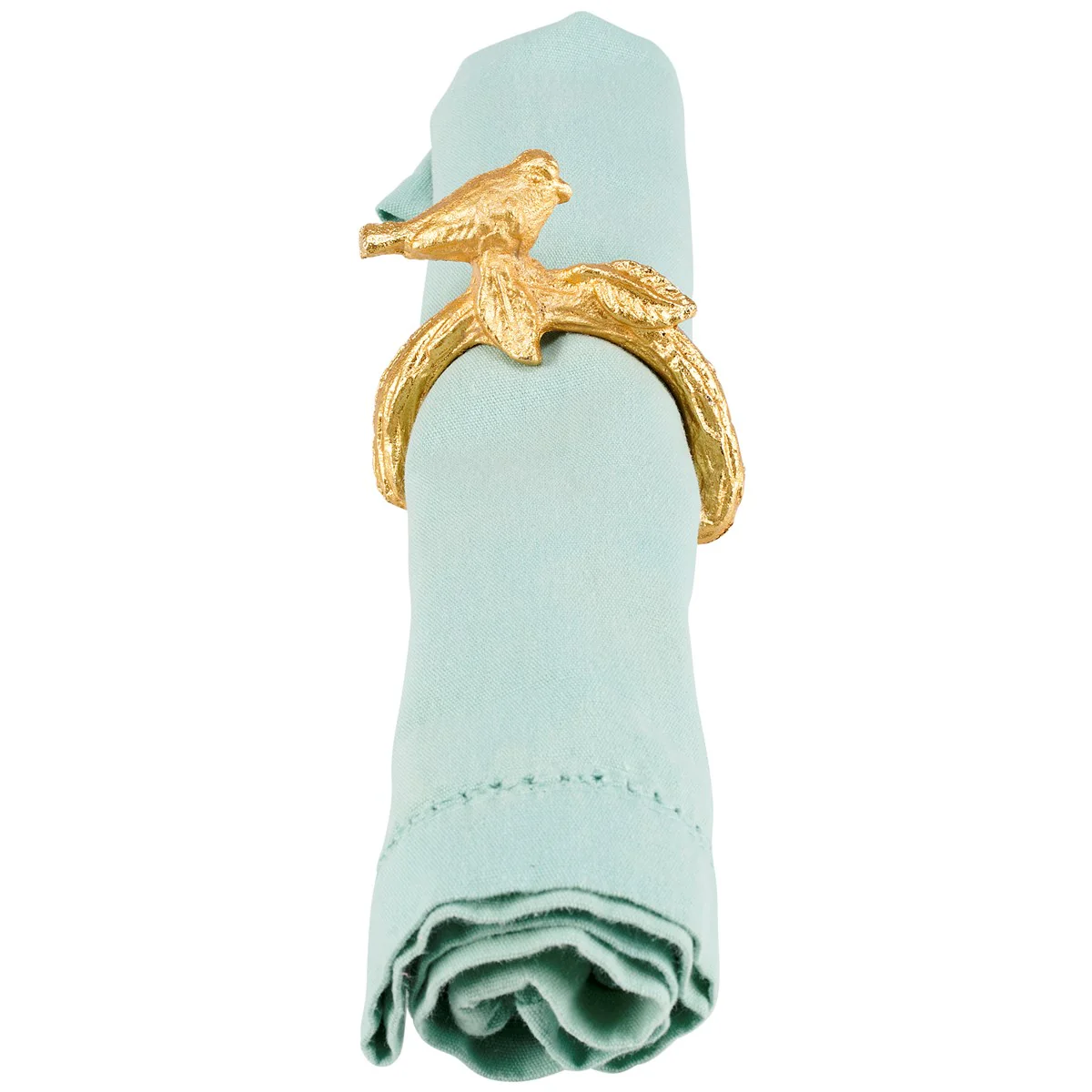 Surprise Me Sale 🤭 Bird Gold Tone Napkin Ring - Image 5