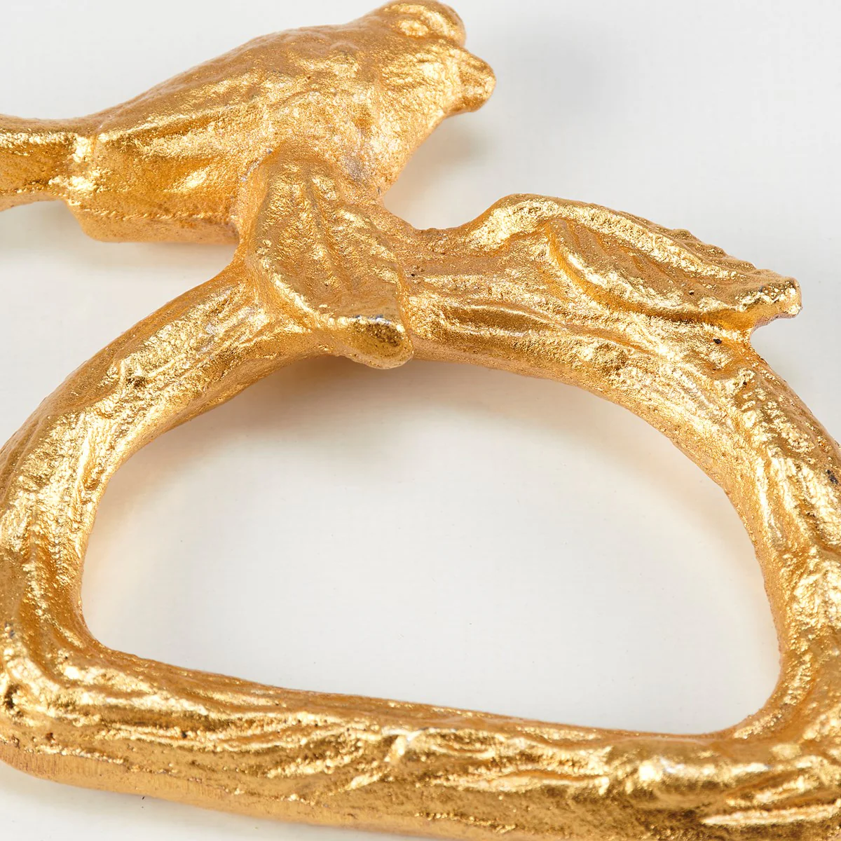 Surprise Me Sale 🤭 Bird Gold Tone Napkin Ring - Image 6