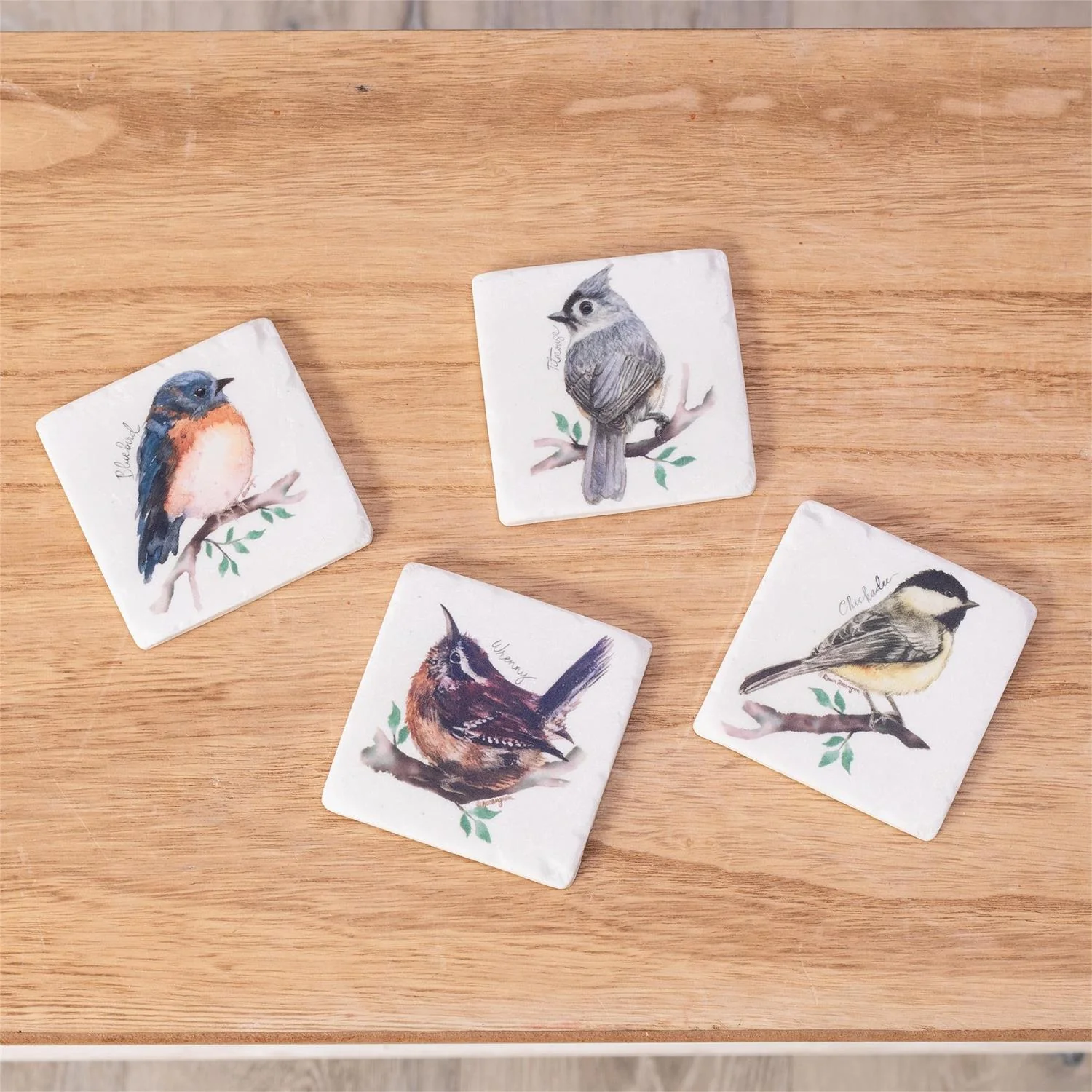 Birds On Branch Coasters Set of 4