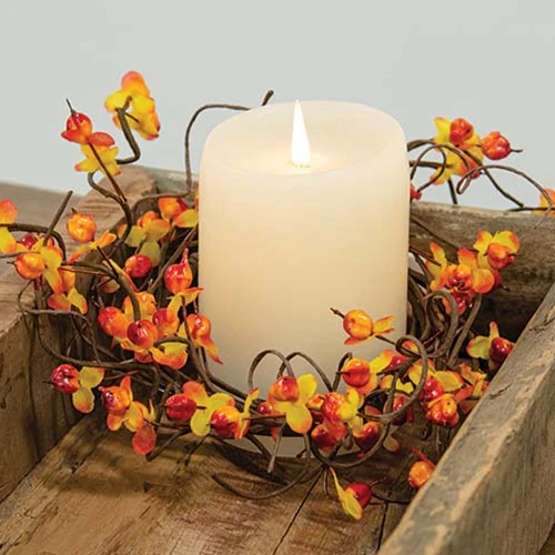 Bittersweet Berry 8" Faux Botanical Ring - Image 3