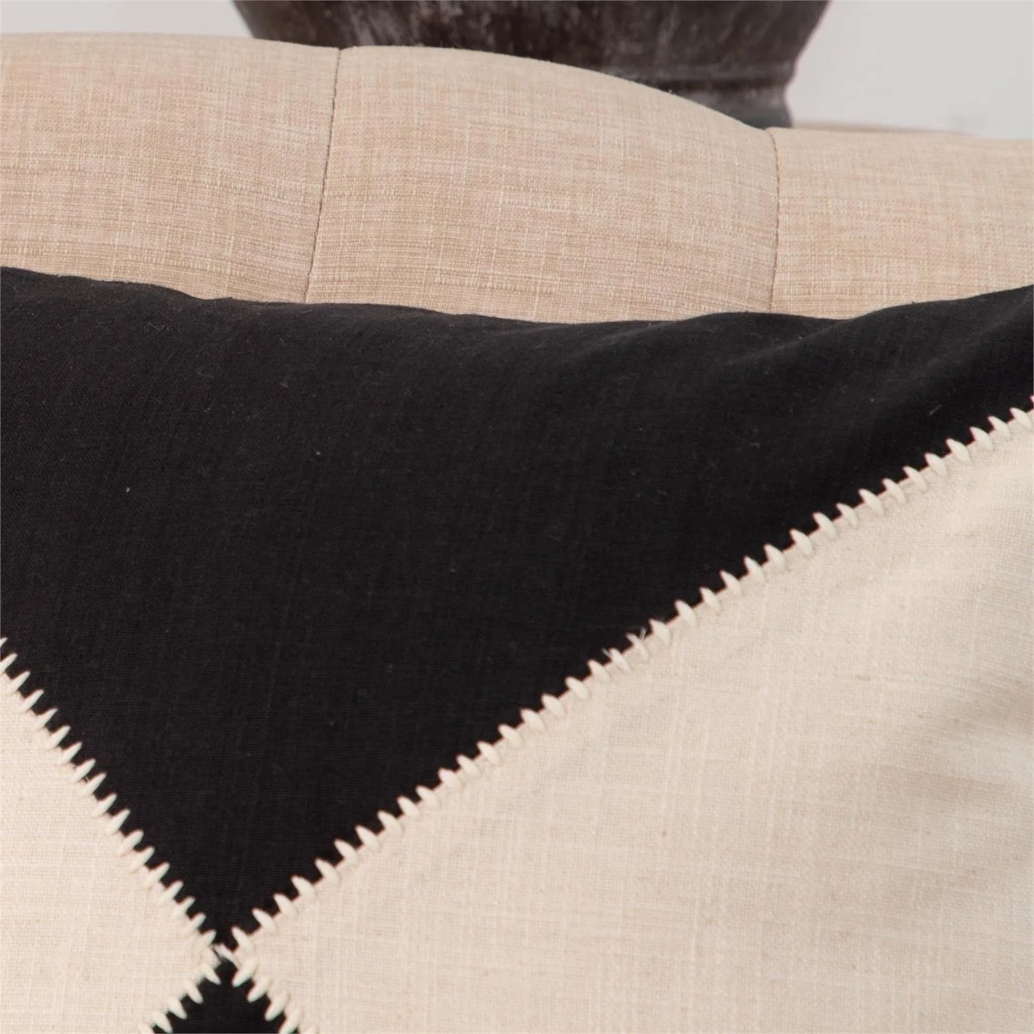 Black and White With Stitch 18" Accent Pillow - Image 2