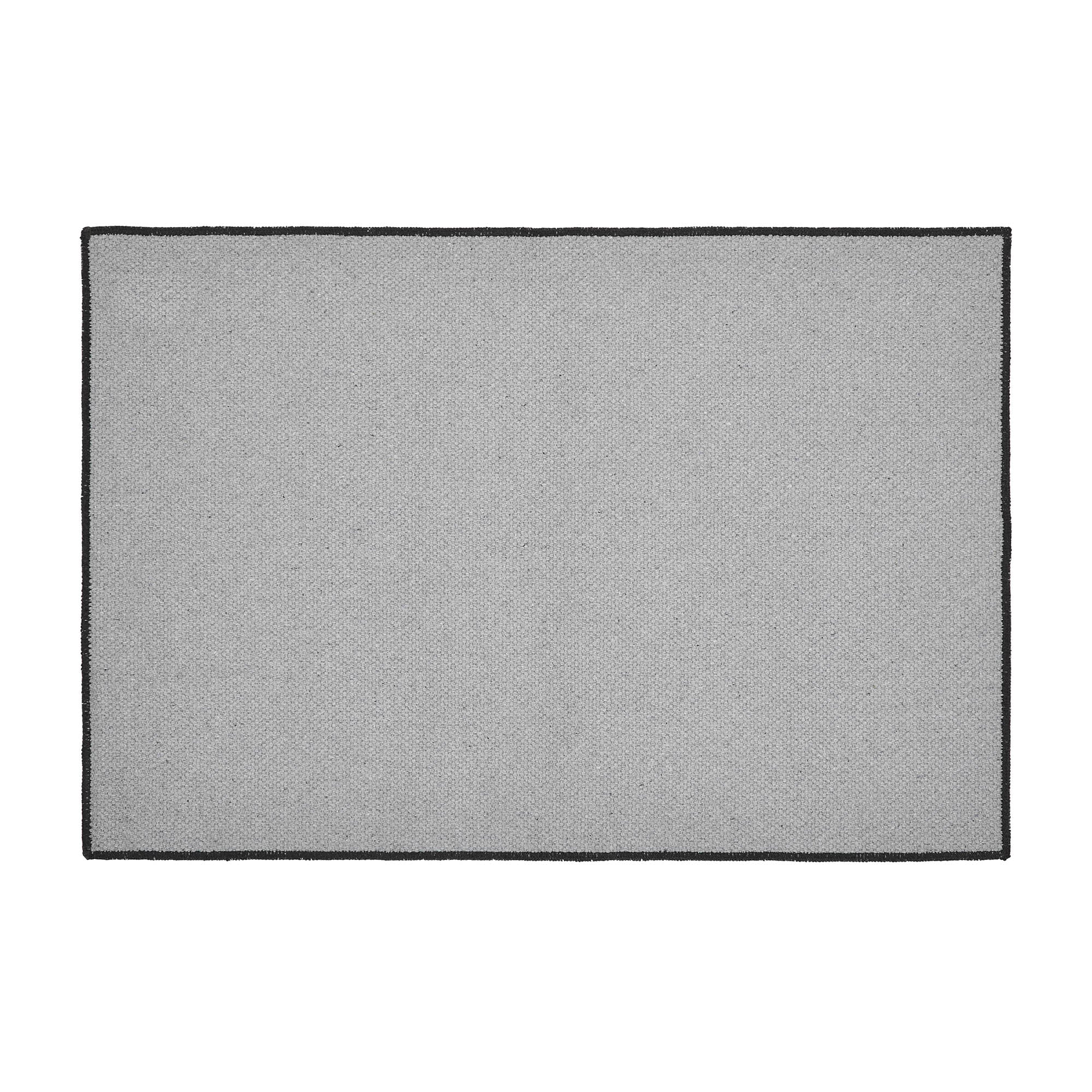 Black Check Indoor/Outdoor Rectangular Rug 20" x 30" - Image 4