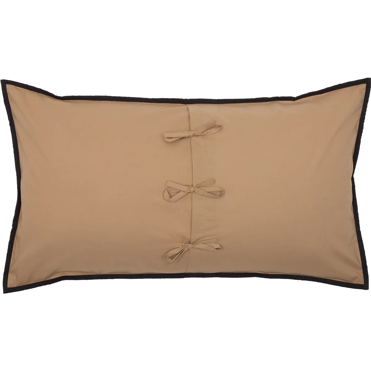 Black Check Star King Sham 21" x 37" - Single Sham - Image 3