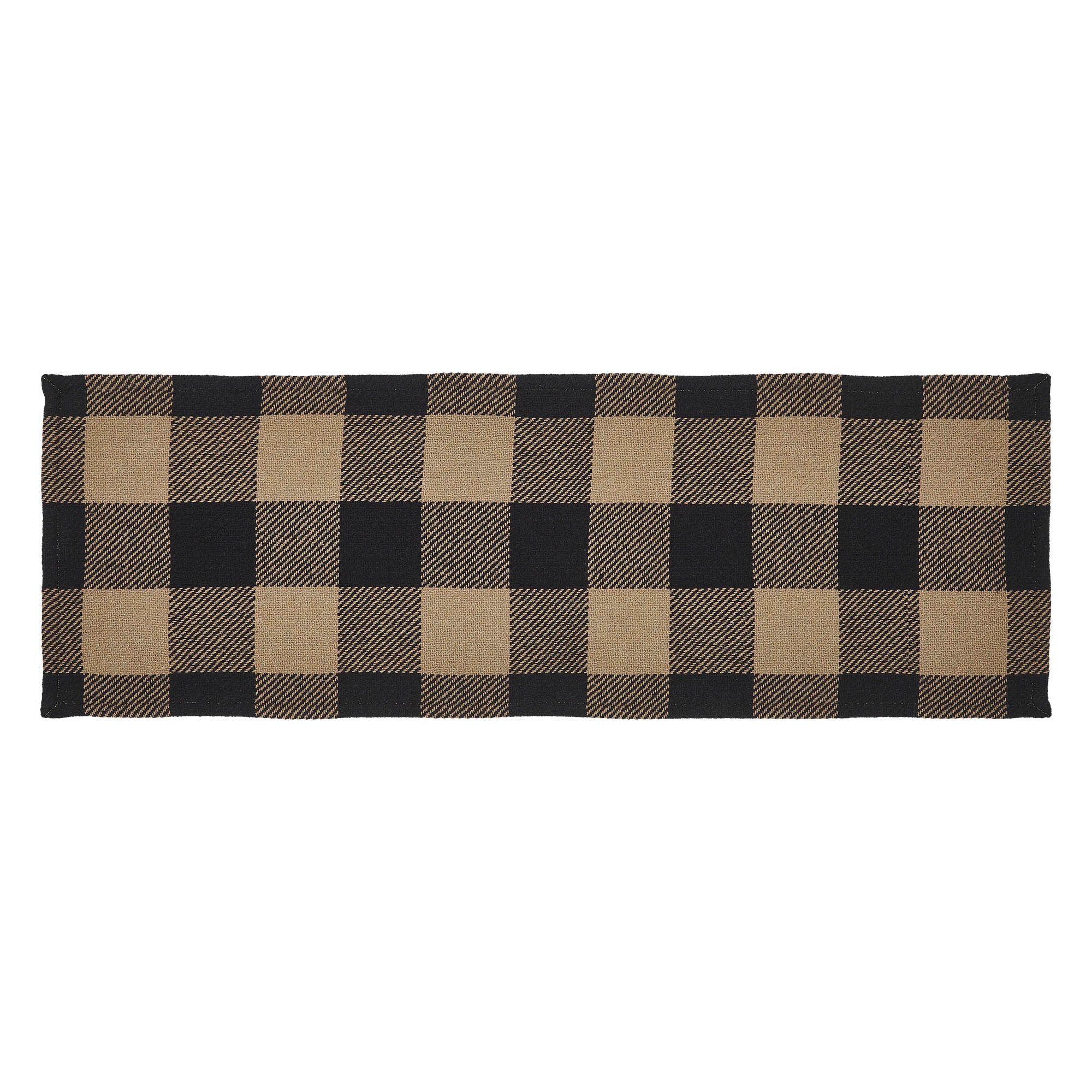 Black Check Table Runner 12" x 36" - Image 4