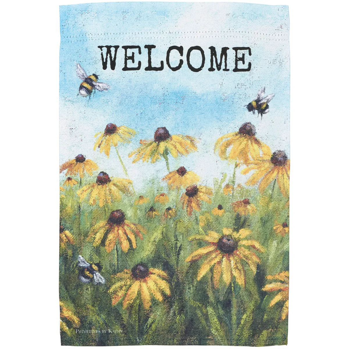 Black Eyed Susan Welcome Garden Flag - Image 3