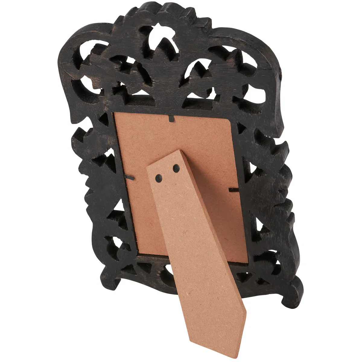 Black Filigree Photo Frame Holds 4" x 6" photo - Image 3