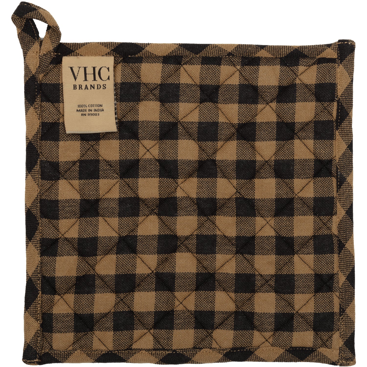 Black Star Colonial Pot Holder 8'' x 8'' - Image 3