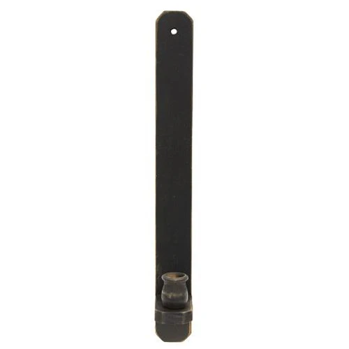 Black Wooden Wall Taper Sconce 18" H